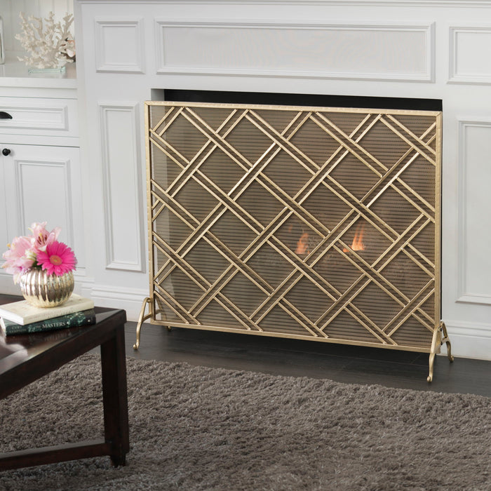 Elegant Design Fire Screen, Protective Barrier