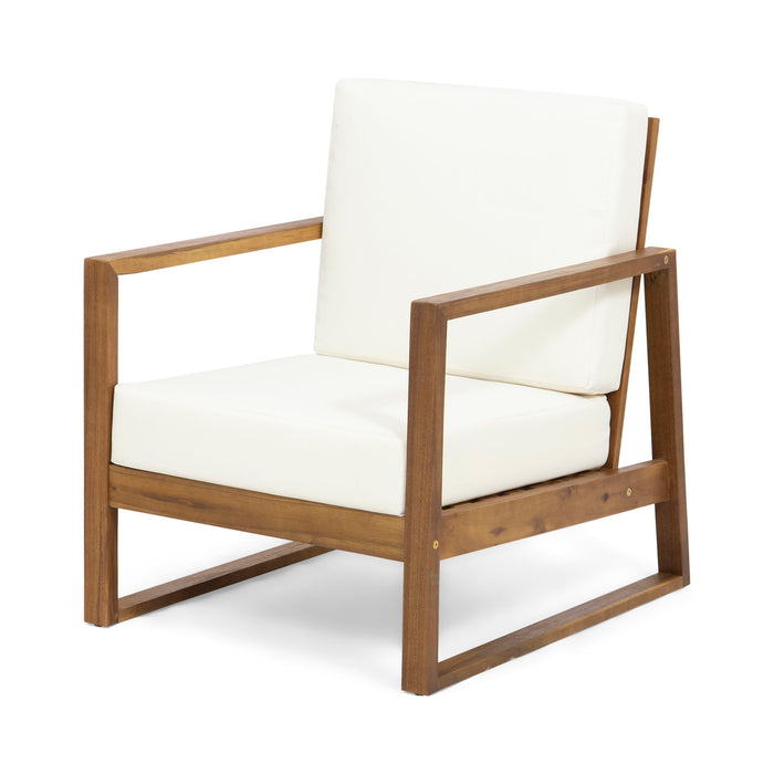 4 Person Outdoor Seating Group With Water Resistant Cushions