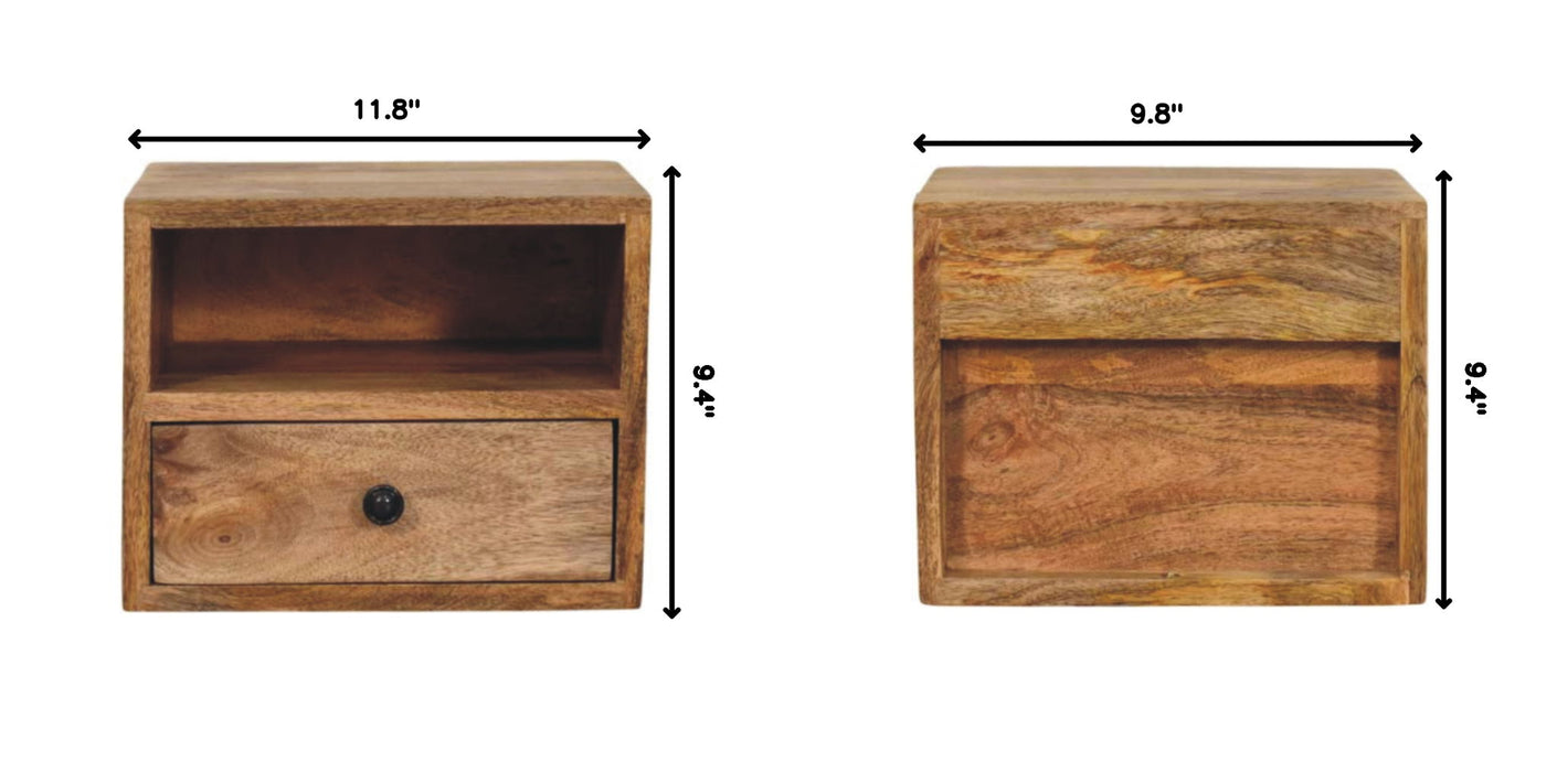 Solis - 1 Drawer Wall Mounted Nightstand