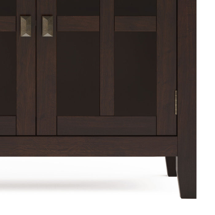 Artisan - Large 4 Door Sideboard Buffet - Dark Chestnut Brown