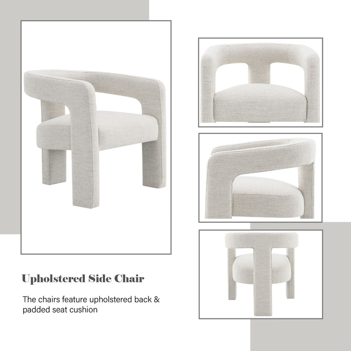 Jaramillo & Lomas - 5 Pieces Dining Room Set - Beige / Espresso