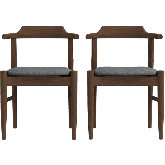Dakota - Mid-Century Modern Velvet Dining Chair (Set of 2)