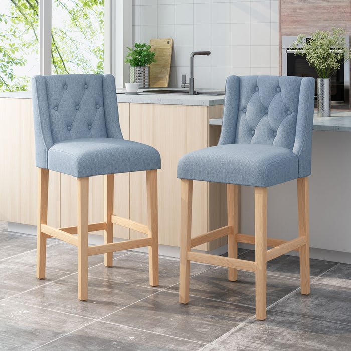 Ethereon - Tufted Counter Stool (Set of 2)