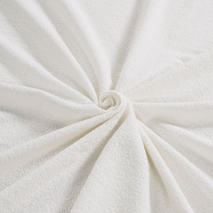 Lambswool Petal Headboard Bed Frame