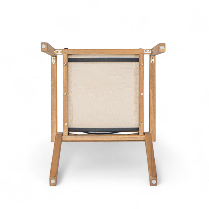 Belfast - Dining Chair With Acacia Wood Frame And Mesh Seating (Set of 2)