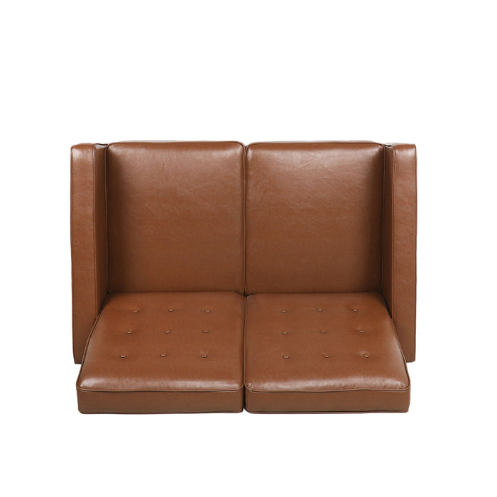 Manville - Contemporary Tufted Loveseat Pushback Recliner