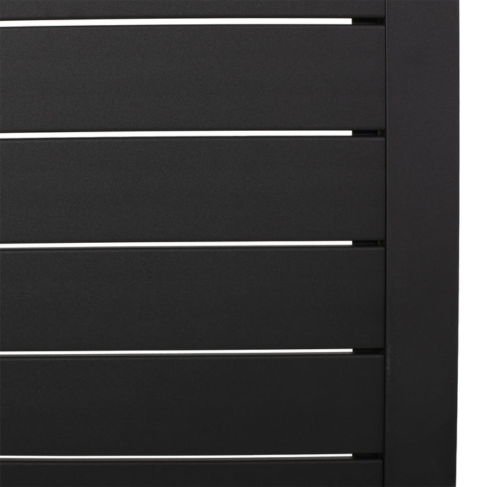 Aluminum Outdoor C - Shaped Side Table For Patio