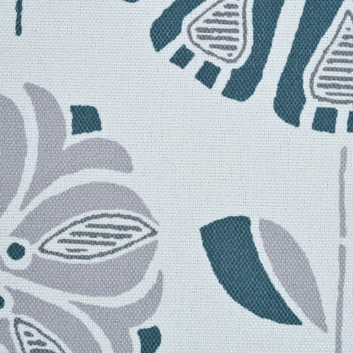 Luxury Storage Ottoman With Floral Patterned Fabric, Soft-Close Hinges, Multi Functional