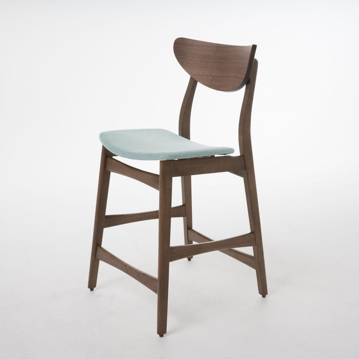 Elegant Counter Height Chair With Cushioned Seat
