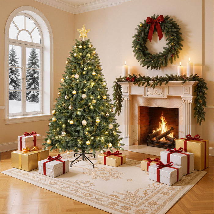 Christmas Tree With Warm White Leds