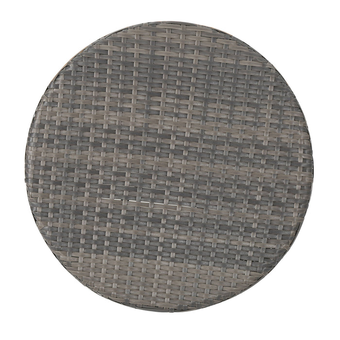 Thrive - Hourglass Rattan Table With No Glass Top