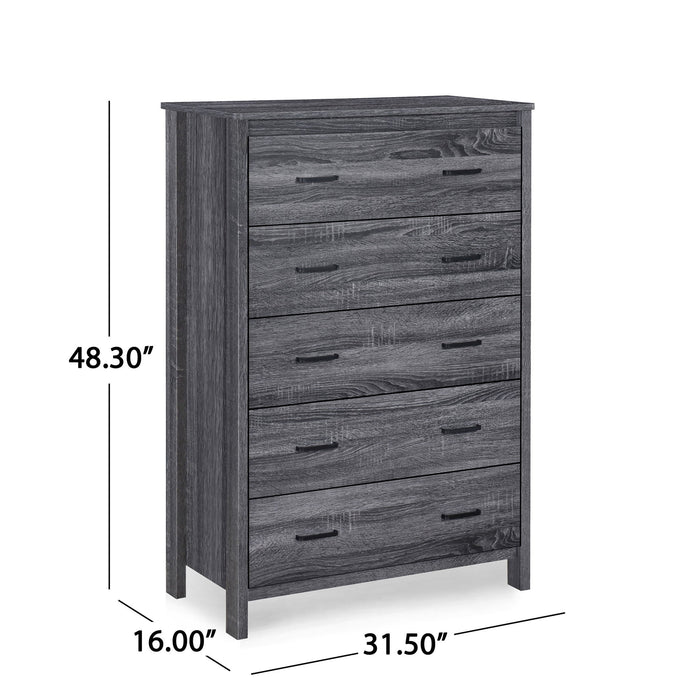 Titeca - Contemporary 5 Drawer Dresser