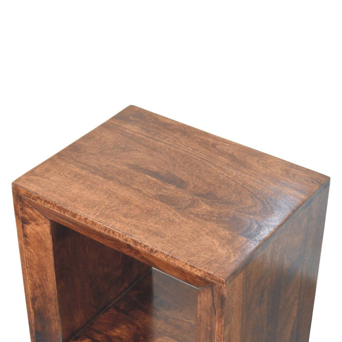 Solis - Open Side Table - Brown