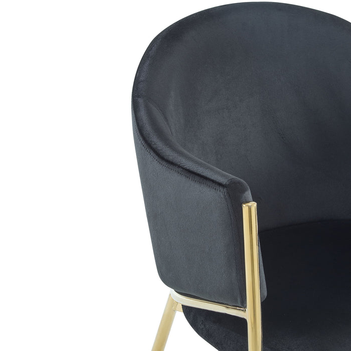 Modern Upholstered Dining Chair With Frame And