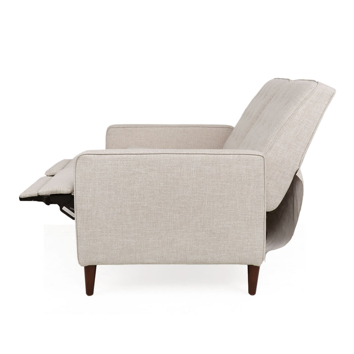 Manville - Contemporary Tufted Loveseat Pushback Recliner