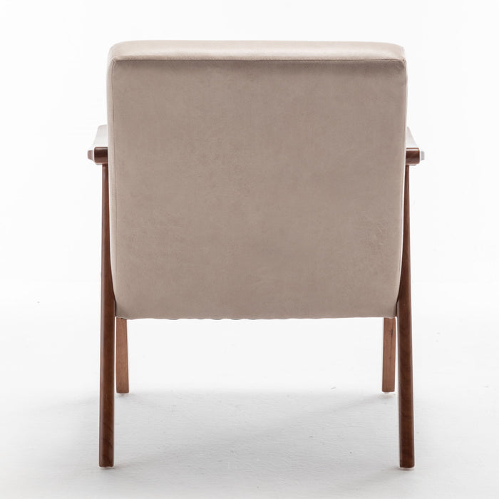 Accent Chair, Classic Mid Century Modern For Extra Seating