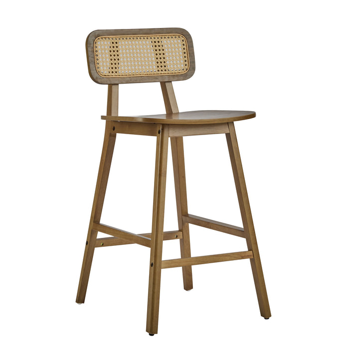 Bari - Indoor Wood Barstool (Set of 2)