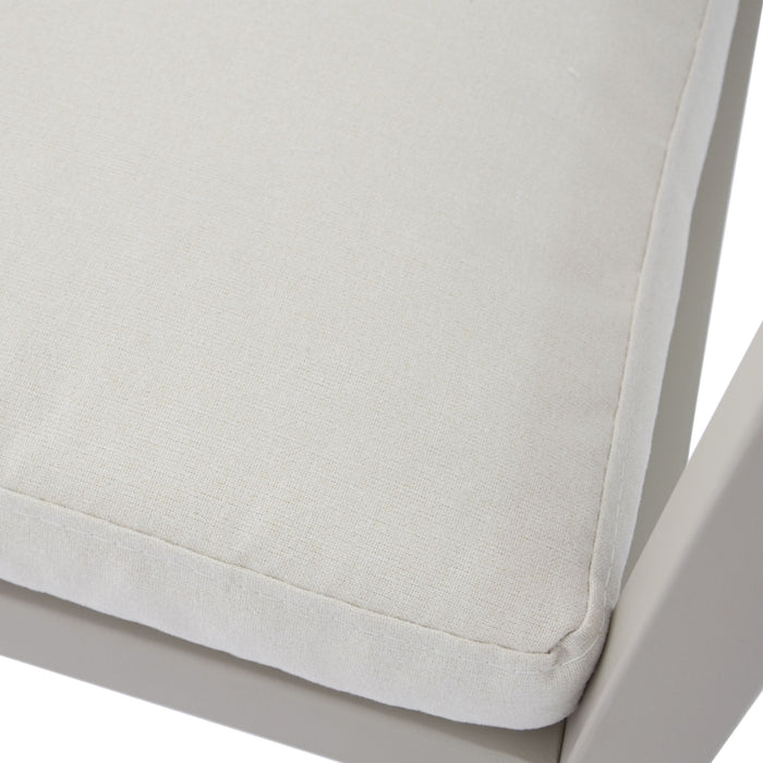 Modern Outdoor Dining Set With Expandable Acacia Wood Table