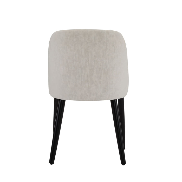 Modern Dining Chair With Curved Backrest