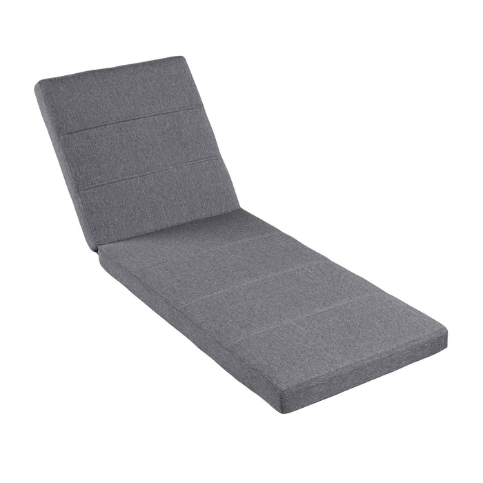 Outdoor Chaise Lounges With Water-Resistant Cushions, Adjustable Backrest