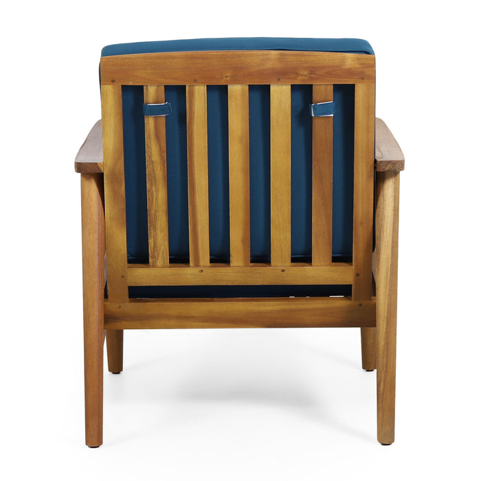 Emmry - Outdoor Acacia Wood Club Chair
