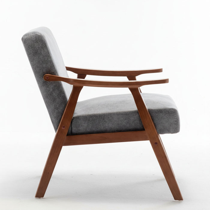 Accent Chair, Classic Mid Century Modern For Extra Seating