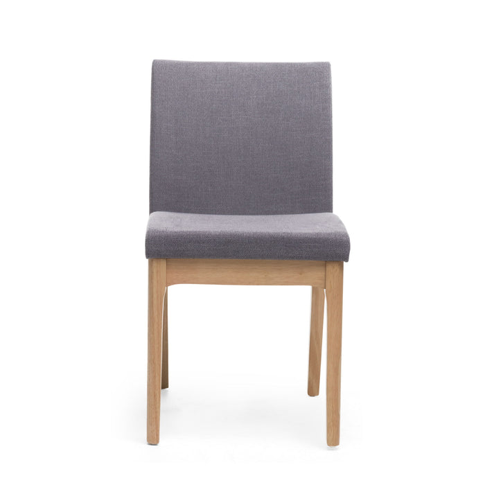 Contemporary Dining Chair SetWith Upholstered Fabric