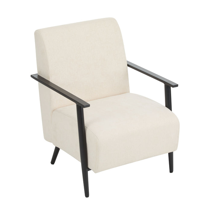 Modern Lounge Chair With Polyester Upholstery