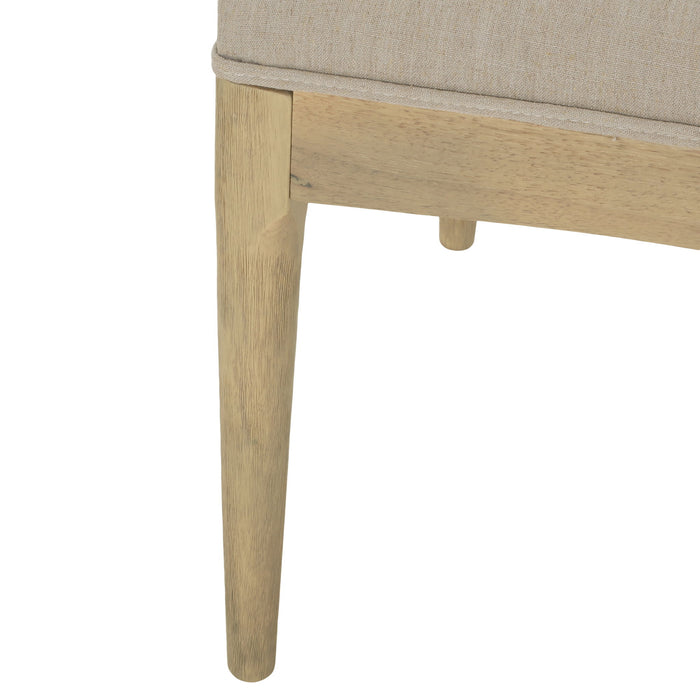 Mid Century Modern Dining Chair Set With Upholstered Seating