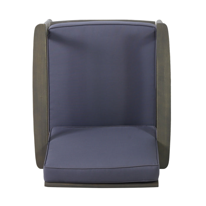 Emmry - Outdoor Acacia Wood Club Chair