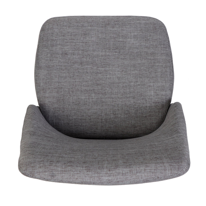 Modern Dining Chair With Iron Legs And Wood Finish