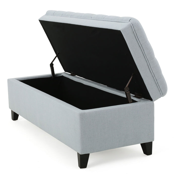 Juliana - Storage Ottoman With Birch Legs