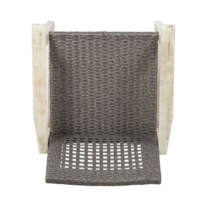 Outdoor Dining Chair Acacia Wood Frame (Set of 2)