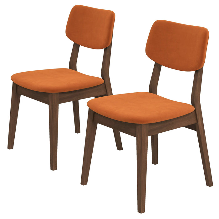 Carlos - Solid Back Side Chair (Set of 2)