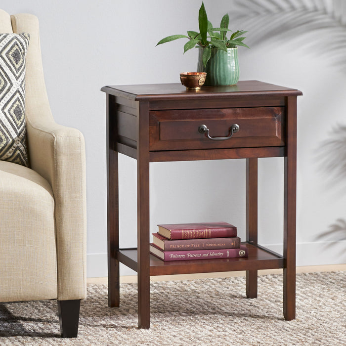 Hopkins - Nightstand With Smooth - Brown