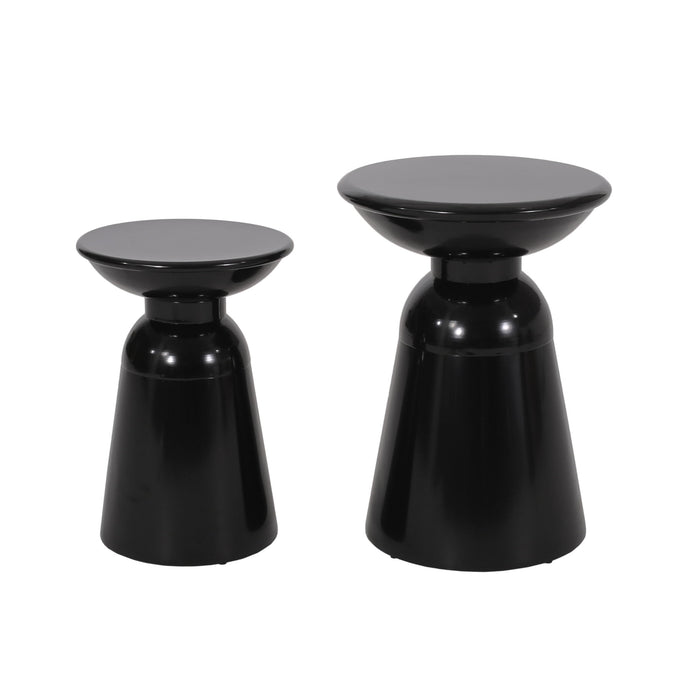 Serenita - Outdoor Side Tables With Flared Design (Set of 2)