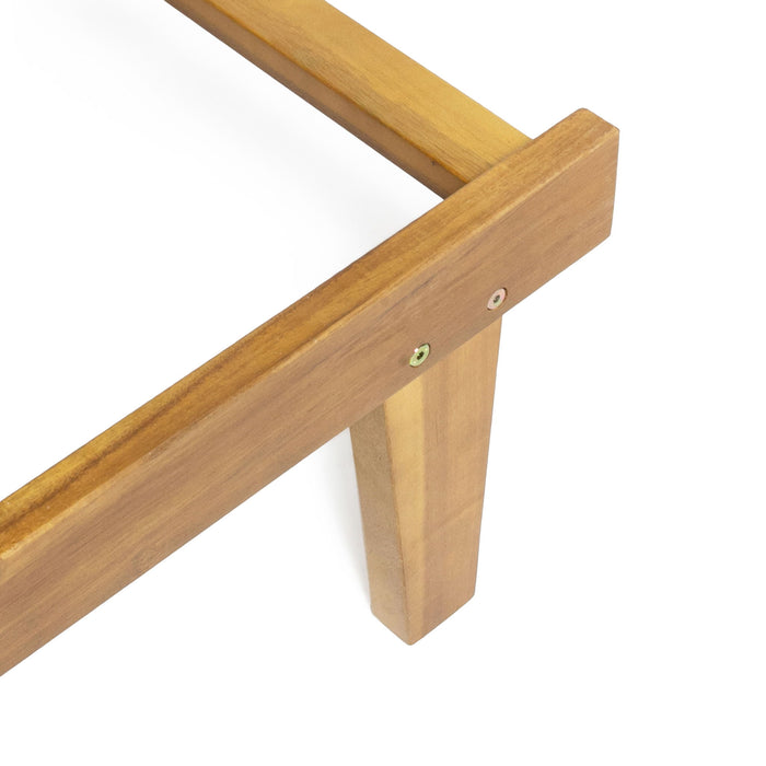 Nadine - Stylish Chaise Lounge Chair - Teak