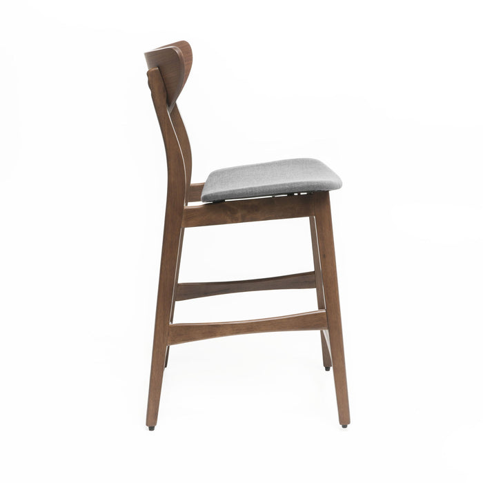 Elegant Counter Height Chair With Cushioned Seat