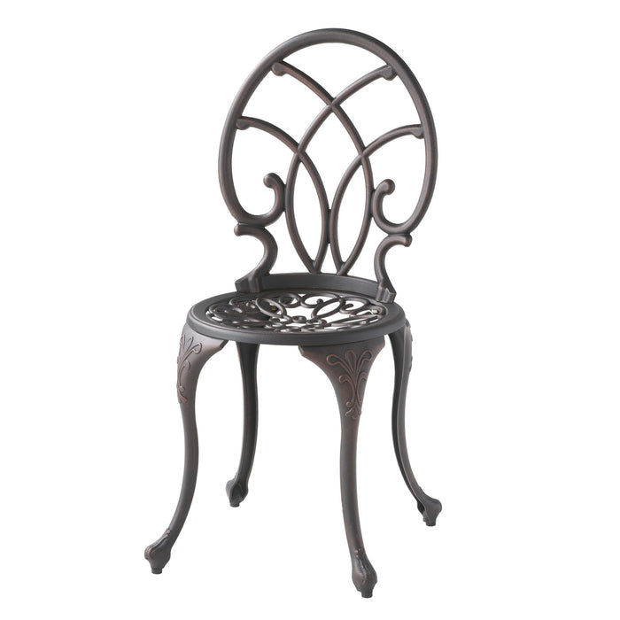 Charleston 3 Pieces Cast Bistro Set - Copper