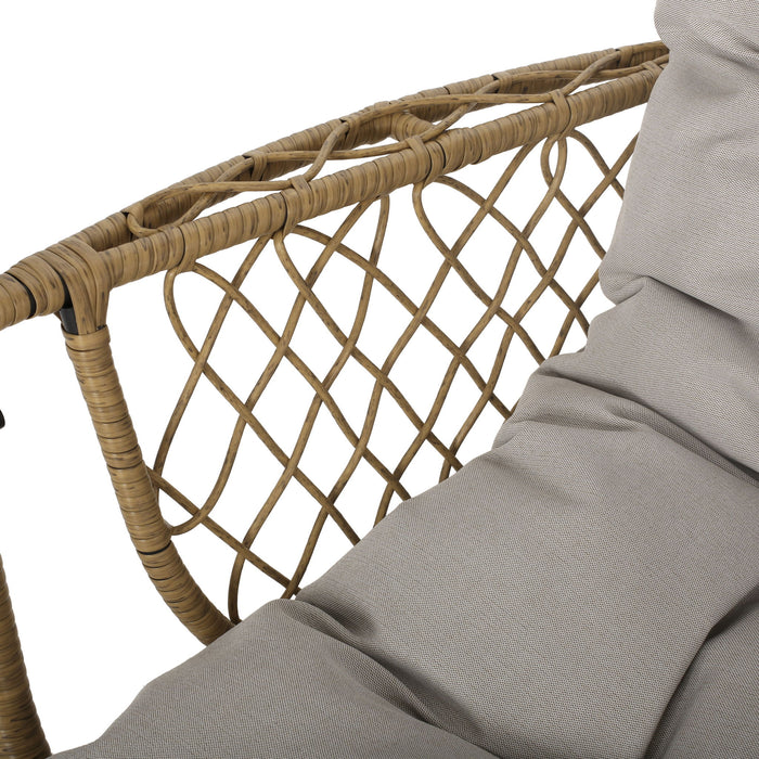 Malia - Wicker Hanging Chair With Cushion