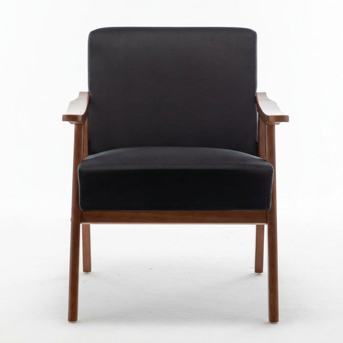 Accent Chair, Classic Mid Century Modern For Extra Seating