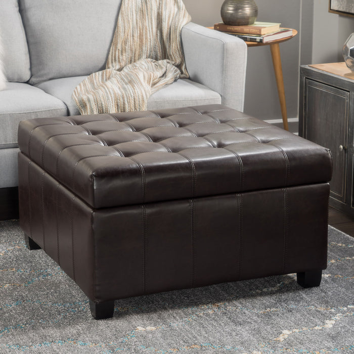 Isabella - Contemporary Ottoman With Storage