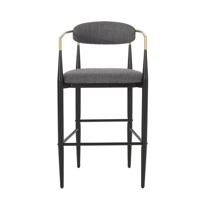 Counter Height Upholstered Barstools (Set of 2)