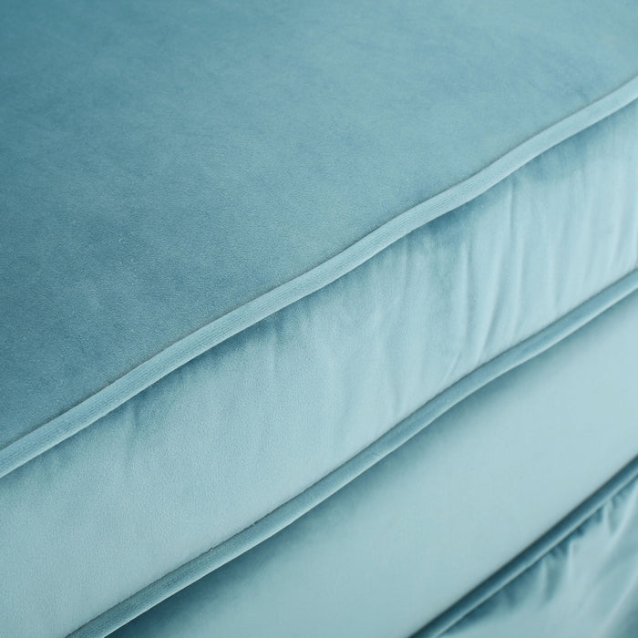 Zeniqua - Upholstered Velvet Swivel Chair With Loose Cover