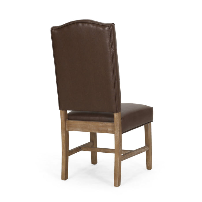Elegant Dining Chair With Button Tufted Design