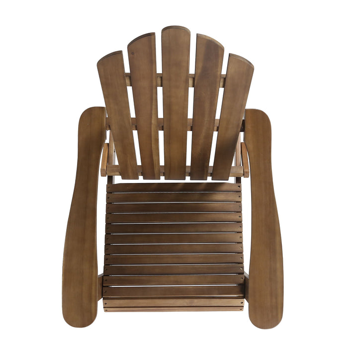 Aurascape - Outdoor Acacia Wood Foldable Adirondack Chair