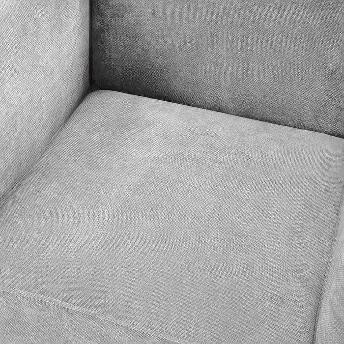 Barrel Accent Chair With Enclosed Arms