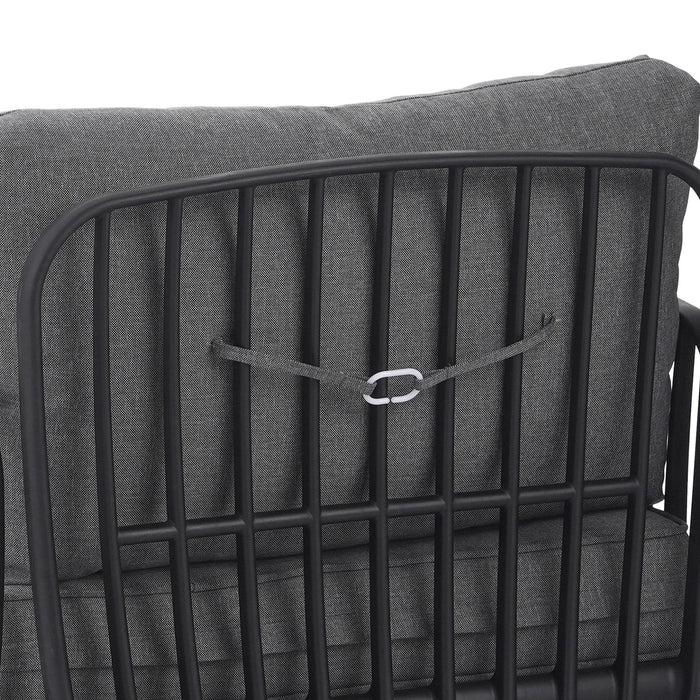 Outdoor Patio Club Chair, Waterproof Thick Cushion Deep Seating