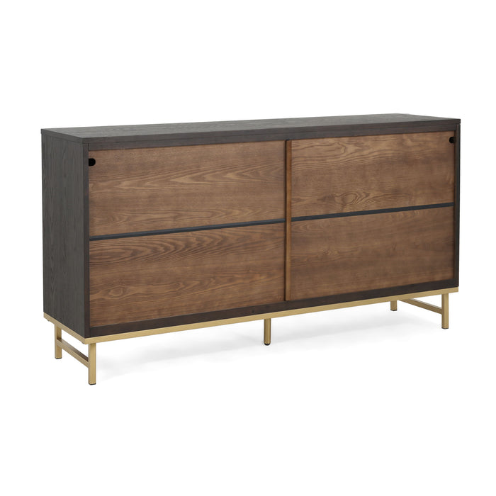 Tamid - Modern Wide Handcrafted Sideboard With Adjustable Shelves