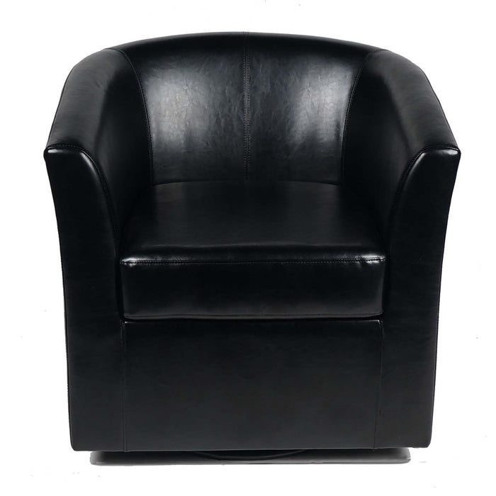 Melodize - Swivel Club Chair With Barrel Shape Design